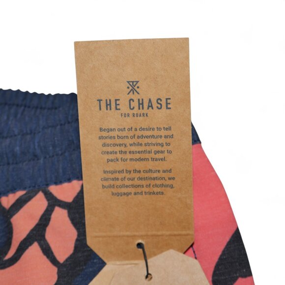 Roark Board Shorts Shorey 16" Shell Cove L Dark Navy Floral Swim Surf Hawaiian - Picture 11 of 16